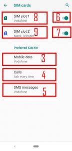 use two SIM cards on the dual SIM version of Moto E6, Moto E6 Plus, Moto E6 Play, and Moto E6s 2020