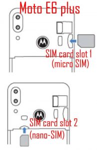 Add, remove, and manage SIM cards on Moto E6 Plus