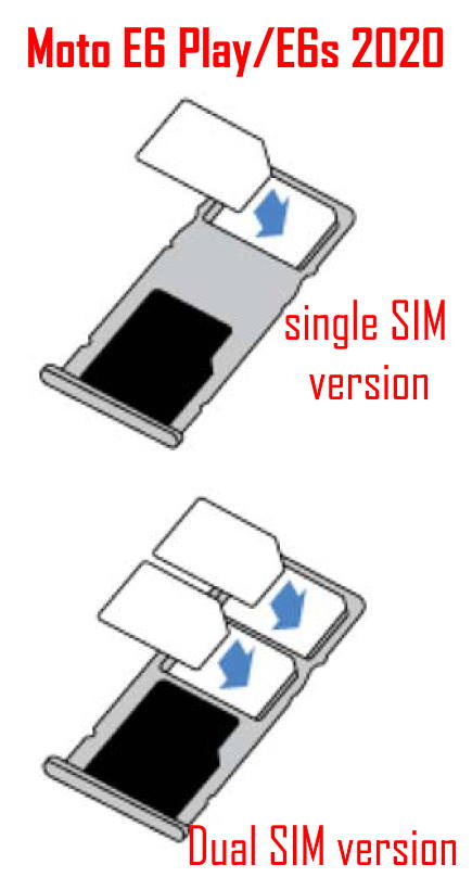 dual SIM and single SIM