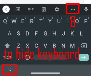 hide keyboard when using navigation gestures